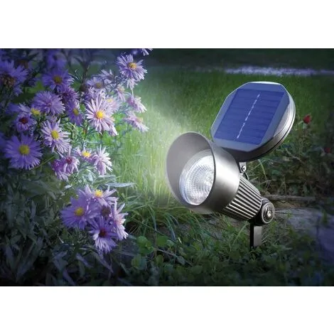 Meilleure affaire ✔️ Projecteur à LED Solaire Avec Support Mural Et Piquet De Terre Esotec ? 2 Meilleure affaire ✔️ Projecteur à LED Solaire Avec Support Mural Et Piquet De Terre Esotec ? – Image 2