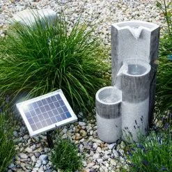 Sortie ? ESOTEC Fontaine De Jardin Solaire Fontaine Fontaine D’eau Cascades Deco Fontaine Solaire 101312 ⌛