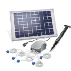 Tout neuf ? Aérateur De Bassin Solaire 10W 5x120 L / H Pompe De Bassin De Jardin Ventilation De Bassin Esotec 101887 ?