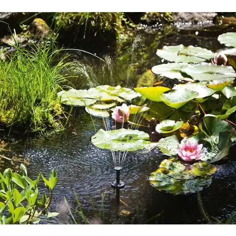 Promo ? Pompe Solaire Pour Bassin 8W 300l / H Batterie LED Pompe Solaire Pompe Pour Bassin De Jardin Esotec 101923 ? 5 Promo ? Pompe Solaire Pour Bassin 8W 300l / H Batterie LED Pompe Solaire Pompe Pour Bassin De Jardin Esotec 101923 ? – Image 5