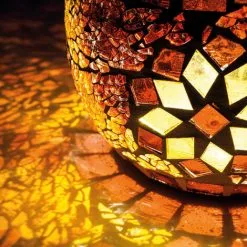 Nouveau ? Lampe De Table Solaire Lampe De Décoration De Lampe Solaire Mosaïque Brillante, Esotec 102066 ❤️ -France Esotec Soldes 2024 26788035 4