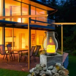 Offres ? Lampe Solaire Moderne DekoDream Lampe à Bougie Blanche Chaude Lampe Suspendue Esotec 102081 ? -France Esotec Soldes 2024 26788070 5