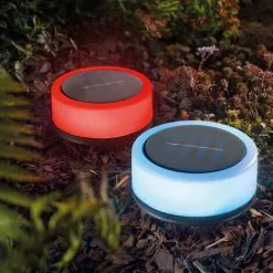 Coupon ⌛ Elégant Lot De 2 Luminaires Solaires Décoratifs RVB Blanc Chaud LED Jardin Esotec 102089 ⌛ -France Esotec Soldes 2024 26788091 3