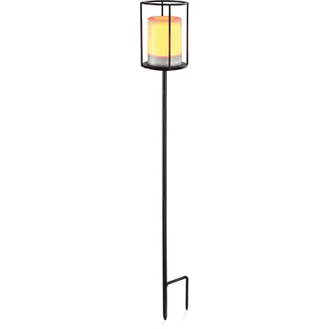 Meilleure vente ? Lampe De Jardin Lumière Décorative En Métal Solaire Lampe Torche Bougie Lumière Solaire Esotec 102229 ? 2 Meilleure vente ? Lampe De Jardin Lumière Décorative En Métal Solaire Lampe Torche Bougie Lumière Solaire Esotec 102229 ? – Image 2
