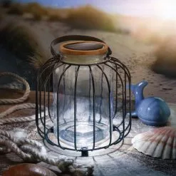 Promo ? Lanterne LED Solaire Rustica Métal Lumière Solaire Décoration De Jardin Esotec 102368 ? -France Esotec Soldes 2024 26788468 3