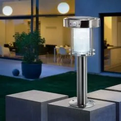 Acheter ? Lampadaire Solaire Ancona Détecteur De Mouvement Blanc Froid + Chaud Jardin Esotec 102536 ? -France Esotec Soldes 2024 26788574 3