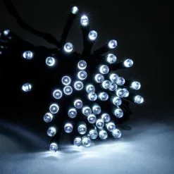 Sortie ? Chaîne Lumineuse Solaire Premium 100 LED Décoration De Noël De Jardin Blanc Froid Esotec 102169 ? -France Esotec Soldes 2024 26789446 3