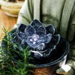 De gros ⌛ ESOTEC Fontaine De Jardin Bouddha Fontaine + Décoration Lumineuse LED Fontaine D’intérieur 230V 101452 ⌛ -France Esotec Soldes 2024 26789926 3