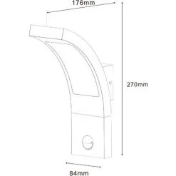 Vente flash ? ESOTEC Applique D’extérieur à Capteur LED Blanc Chaud 3000K 520lm Applique D’extérieur 6,5 Watts 201172 ✨ -France Esotec Soldes 2024 26789943 5