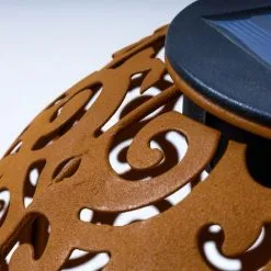 Top 10 ? ESOTEC Boule Solaire En Métal Lot De 2 Samira 20 Et 30cm Décoration De Jardin Rouille Lampe Solaire LED ? -France Esotec Soldes 2024 26790073 4