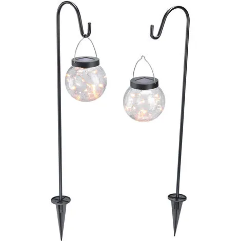 Vente flash ? Ensemble De Lampes Solaires Suspendues En Mosaïque De Verre Blanc Chaud Jardin De Lumières Solaires, Esotec 102314 ? 2 Vente flash ? Ensemble De Lampes Solaires Suspendues En Mosaïque De Verre Blanc Chaud Jardin De Lumières Solaires, Esotec 102314 ? – Image 2