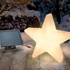 Le moins cher ? Couleur De Lumière étoile Lumineuse Solaire Commutable Décoration De Noël Décoration Dhiver Esotec 102122 ✨