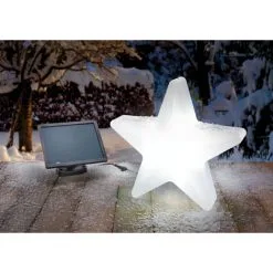 Le moins cher ? Couleur De Lumière étoile Lumineuse Solaire Commutable Décoration De Noël Décoration D’hiver Esotec 102122 ✨ -France Esotec Soldes 2024 26790308 4