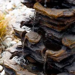 Promo ✨ ESOTEC Fontaine De Jardin Solaire Fontaine Solaire Cascade Déco 101313 ? -France Esotec Soldes 2024 28016730 4