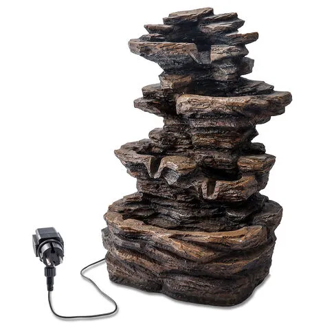 Remise ? ESOTEC Fontaine De Jardin Fontaine Cascade Fontaine Décorative Déco Fontaine Dintérieur 230V 101455 ? 2 Remise ? ESOTEC Fontaine De Jardin Fontaine Cascade Fontaine Décorative Déco Fontaine Dintérieur 230V 101455 ? – Image 2